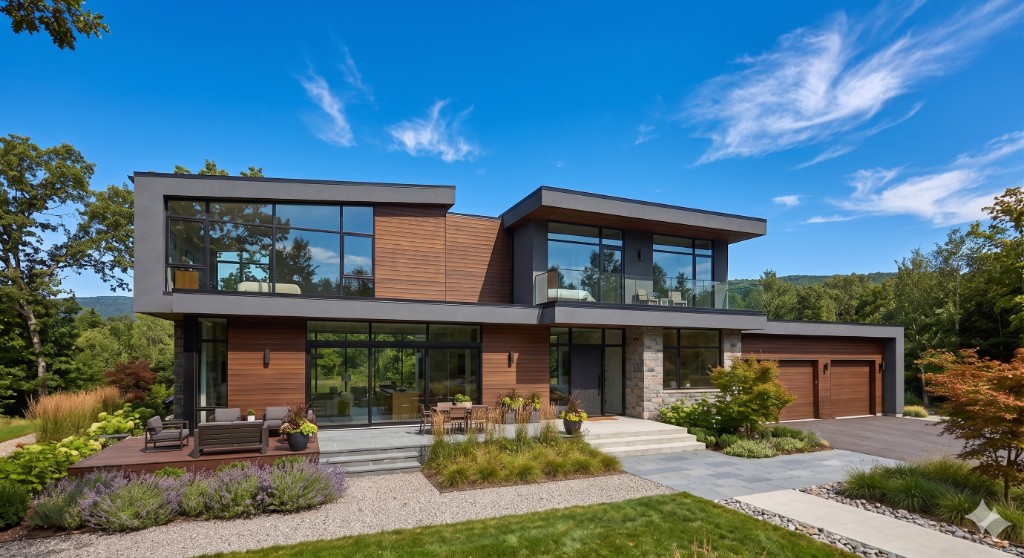 Blue sky replacement on Ottawa listing exterior